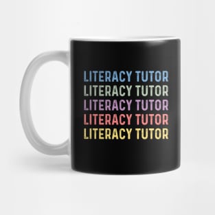 Literacy tutor women thank you appreciation literacy tutor Mug